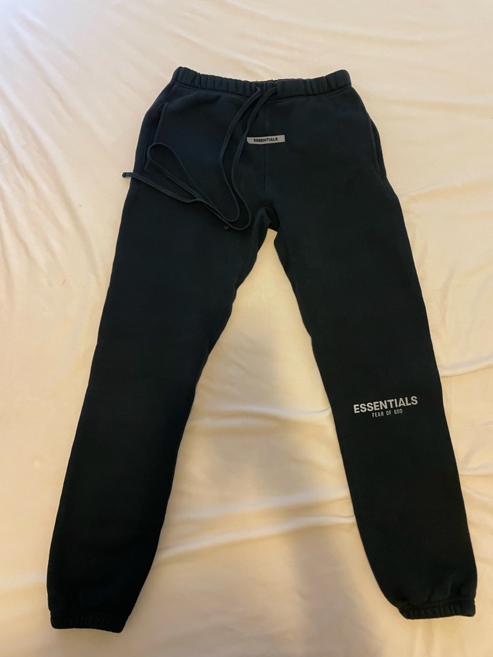 Fear of God Essentials Sweatpants Black | XS | Logo Joggers